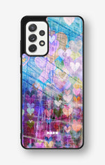 Samsung Galaxy A52 / A52s 5G Hard Case – Purple Hearts - View 1