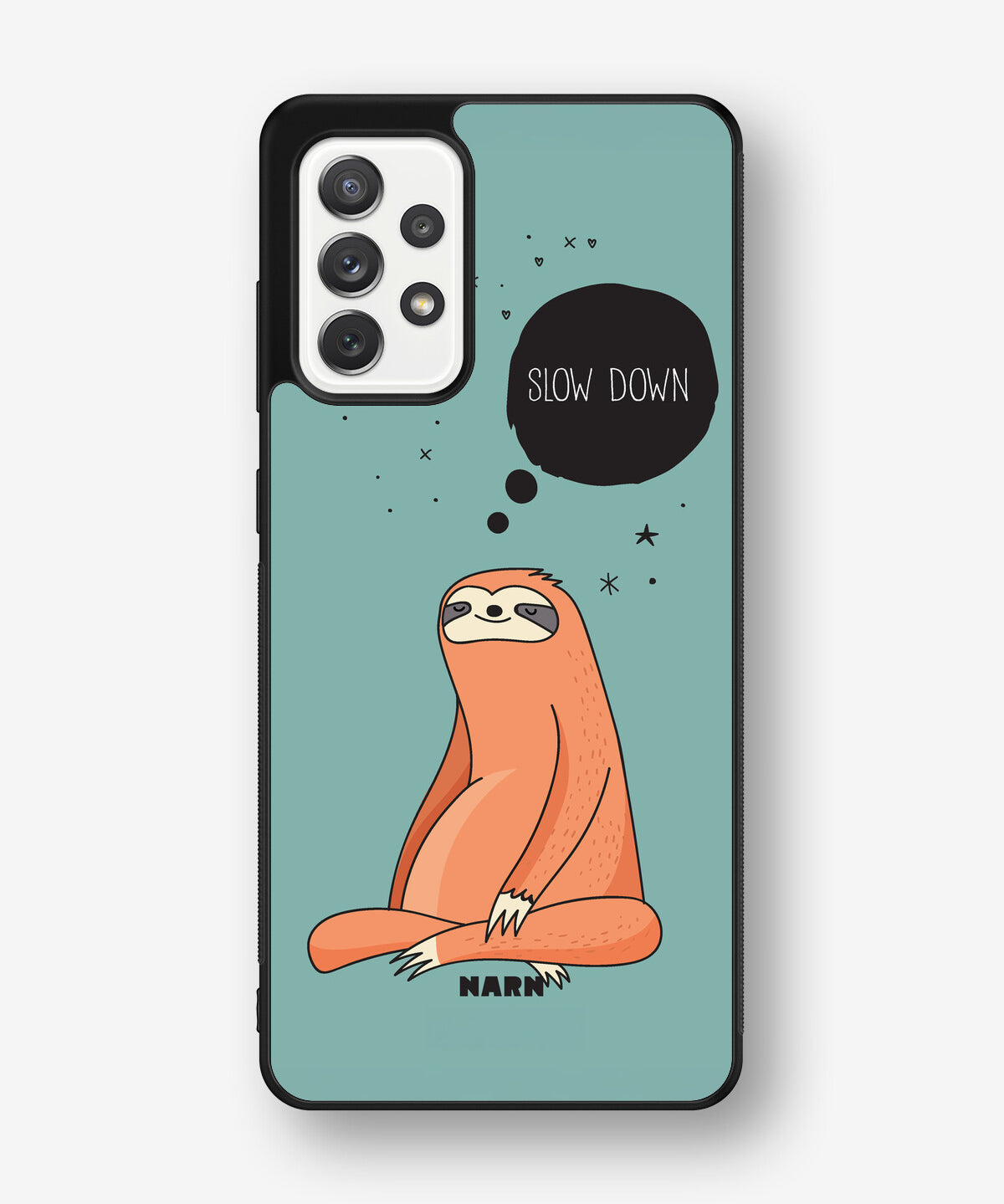 Samsung Galaxy A52 / A52s 5G Hard Case – Slow Down Sloth - View 1