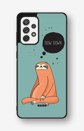 Samsung Galaxy A52 / A52s 5G Hard Case – Slow Down Sloth - View 1