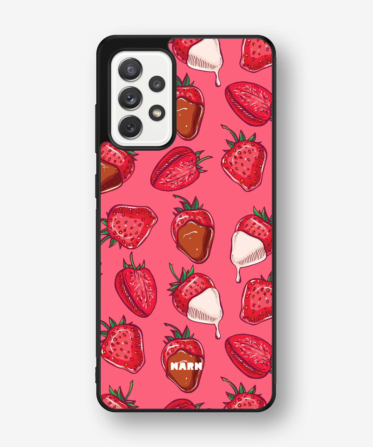 Samsung Galaxy A52 / A52s 5G Hard Case – Strawberry Chocolate - View 1