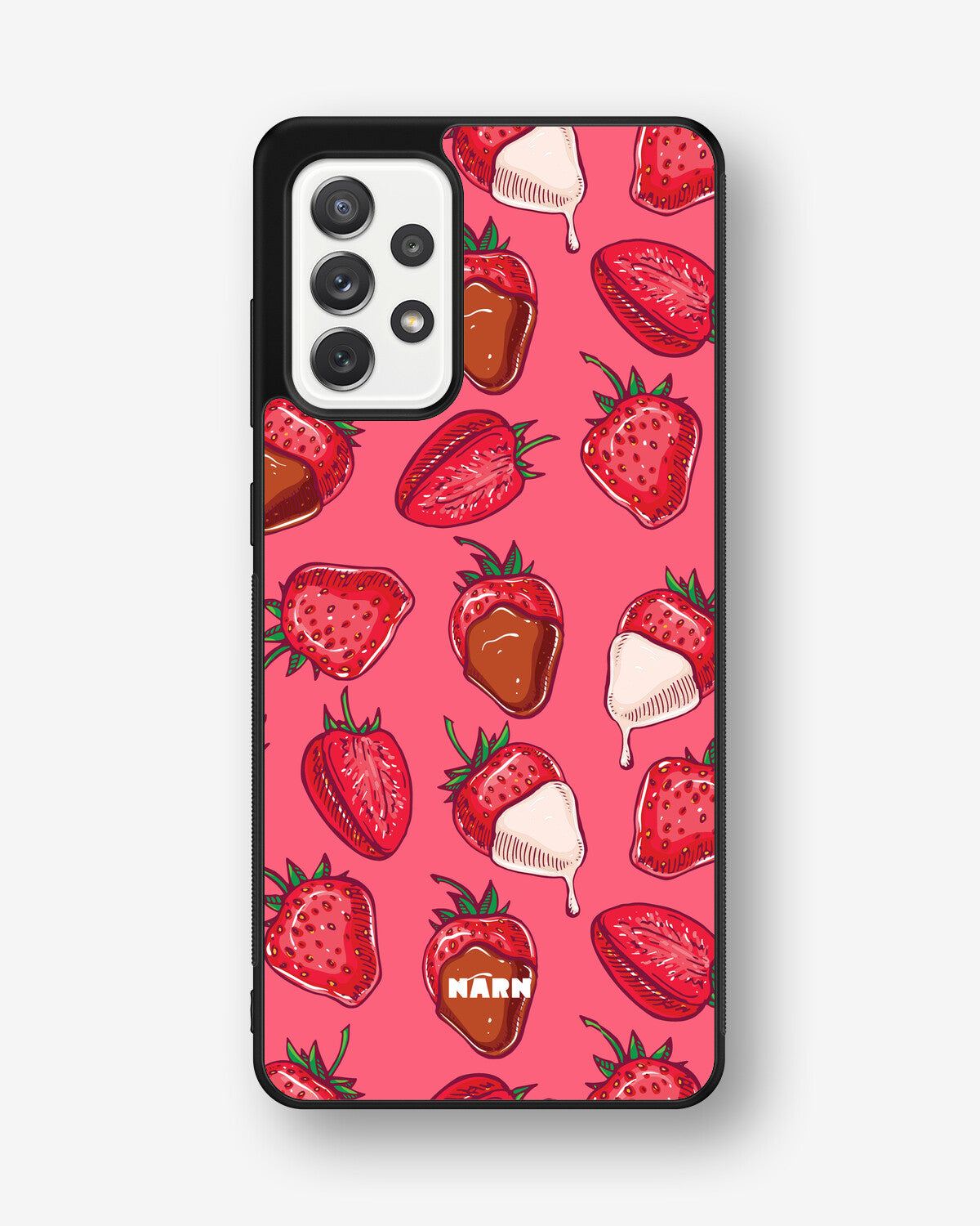 Samsung Galaxy A52 / A52s 5G Hard Case – Strawberry Chocolate - View 1