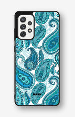 Samsung Galaxy A52 / A52s 5G Hard Case – Turquoise Paisley - View 1
