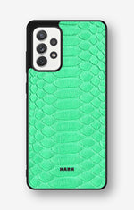 Samsung Galaxy A52 / A52s 5G Hard Case – Turquoise Snake - View 1