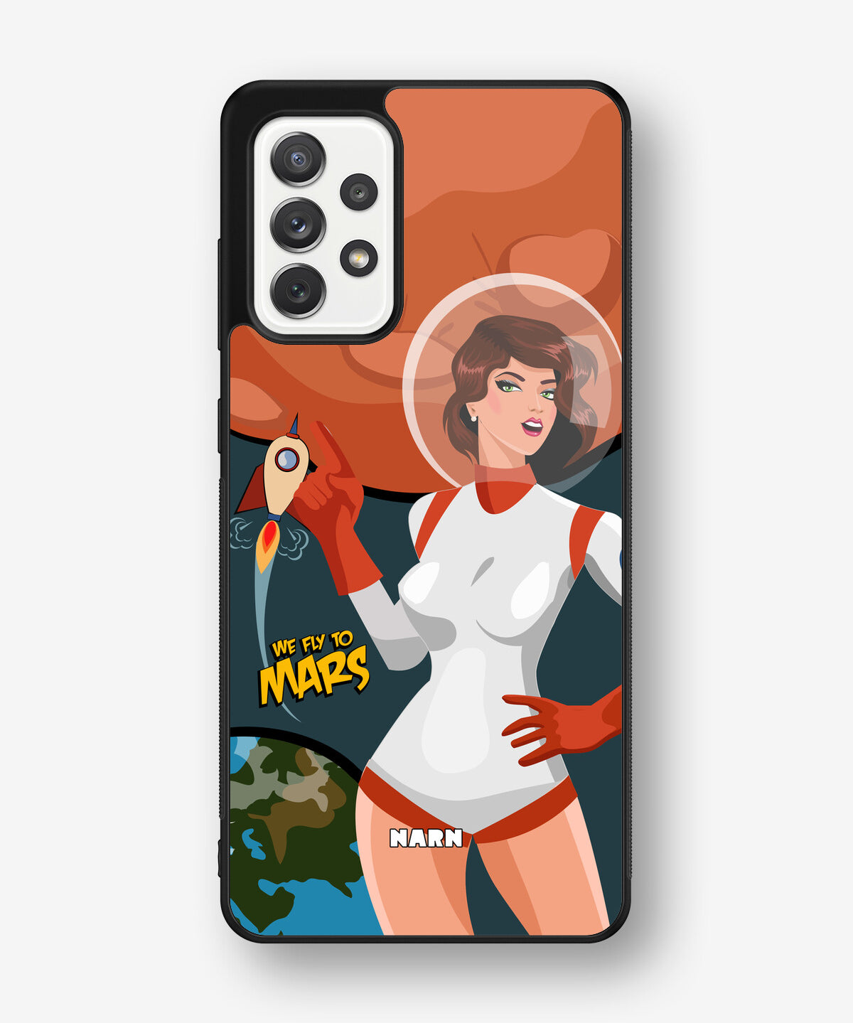 Samsung Galaxy A52 / A52s 5G Hard Case – We Fly To Mars - View 1