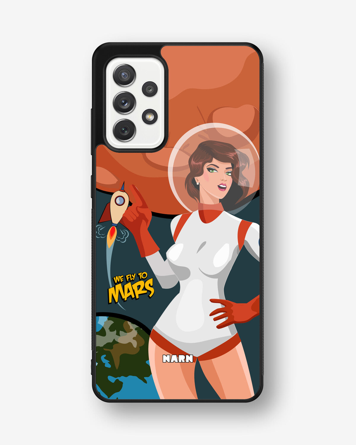 Samsung Galaxy A52 / A52s 5G Hard Case – We Fly To Mars - View 1