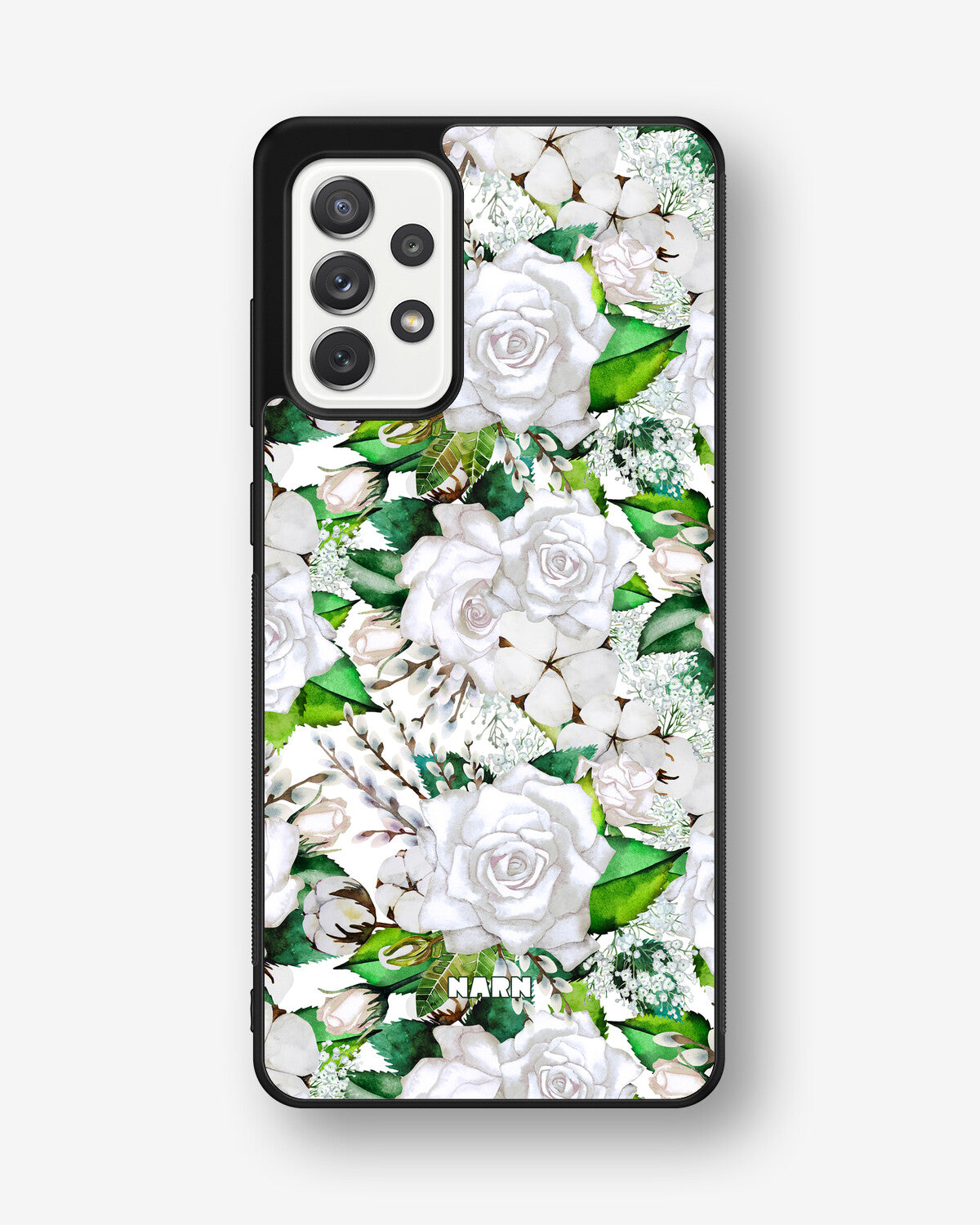 Samsung Galaxy A52 / A52s 5G Hard Case – White Bloom - View 1