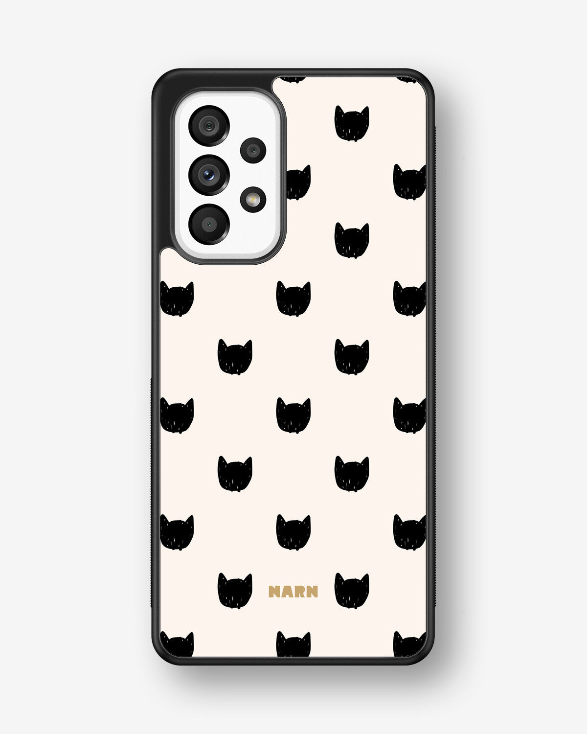 Samsung Galaxy A53 5G Hard Case – Kitty Dots - View 1