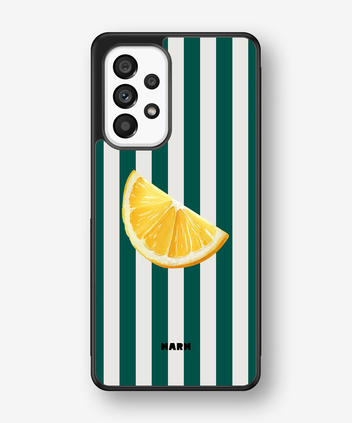 Samsung Galaxy A53 5G Hard Case – Lemon Stripes - View 1