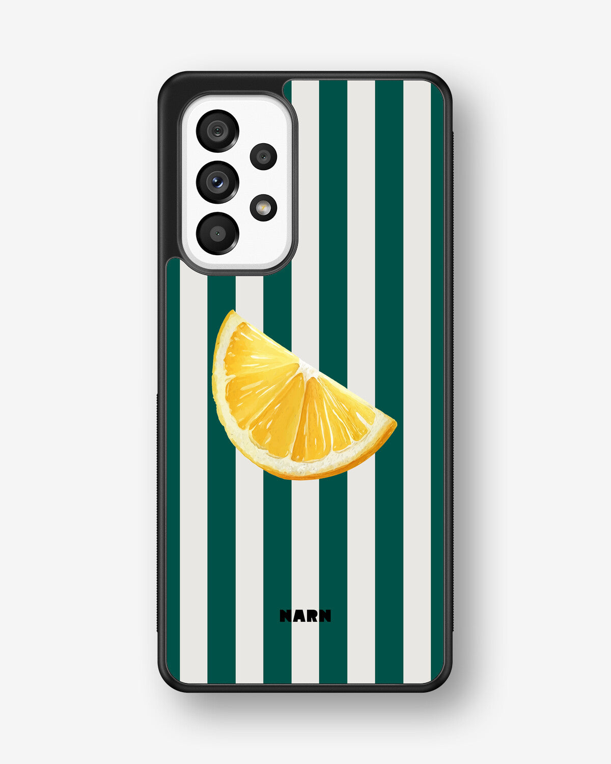 Samsung Galaxy A53 5G Hard Case – Lemon Stripes - View 1