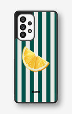 Samsung Galaxy A53 5G Hard Case – Lemon Stripes - View 1