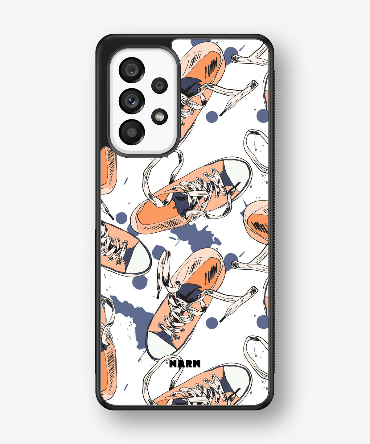 Samsung Galaxy A53 5G Hard Case – Apricot Sneakers - View 1