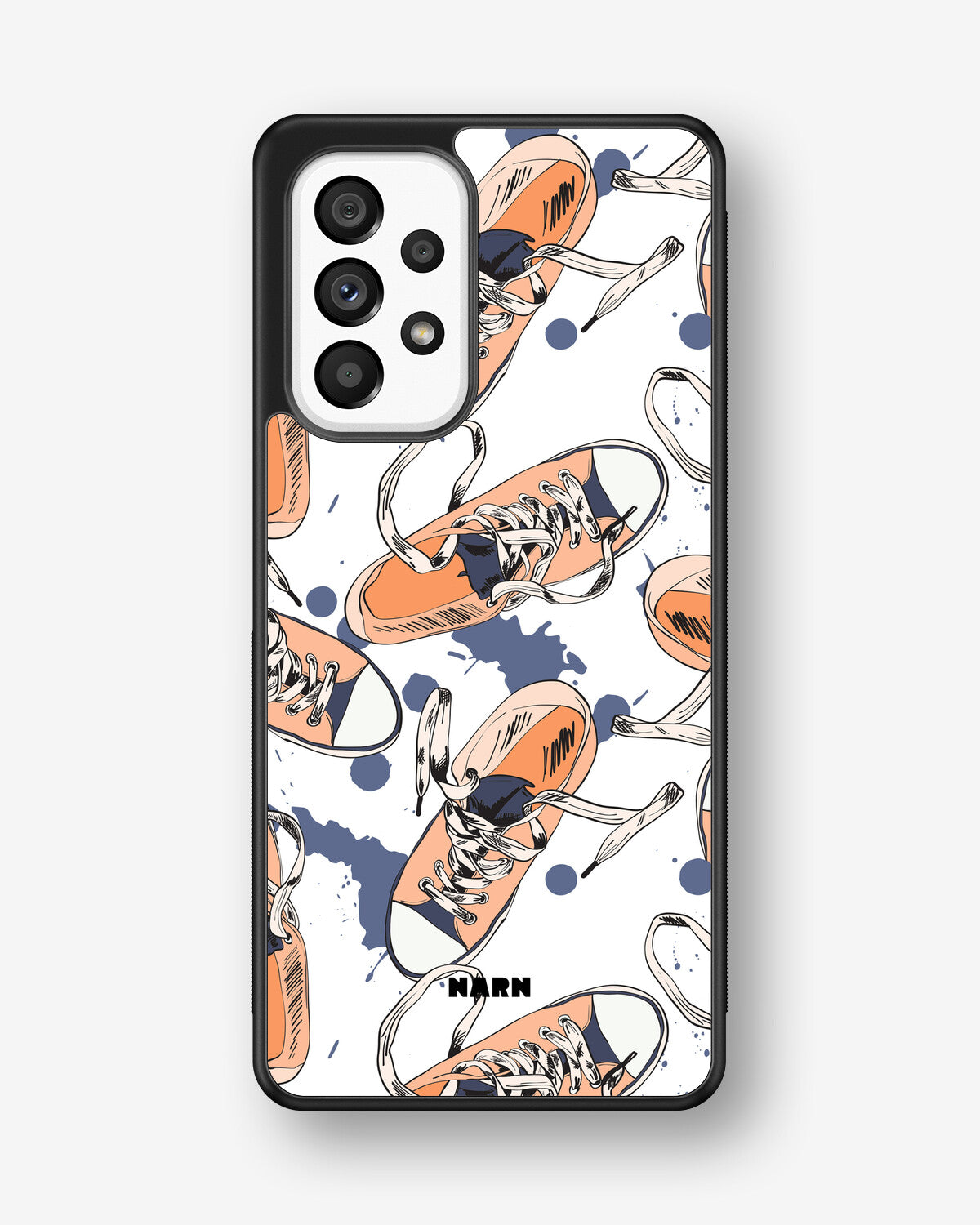 Samsung Galaxy A53 5G Hard Case – Apricot Sneakers - View 1