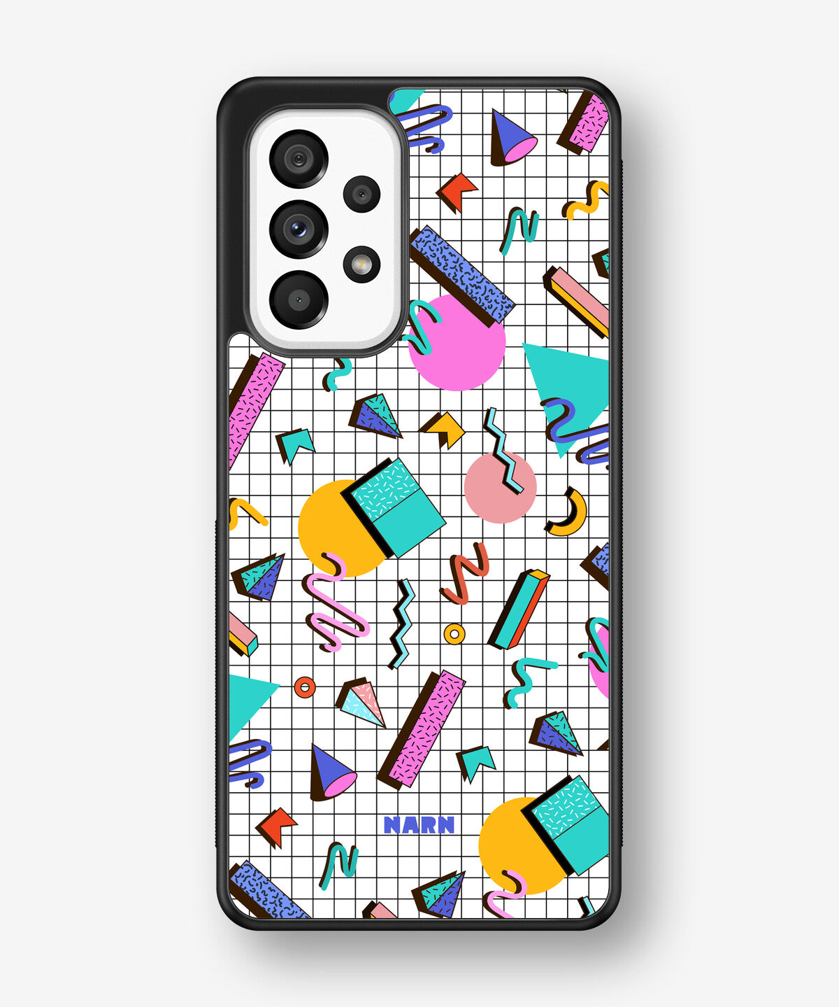 Samsung Galaxy A53 5G Hard Case – 80s Memphis - View 1