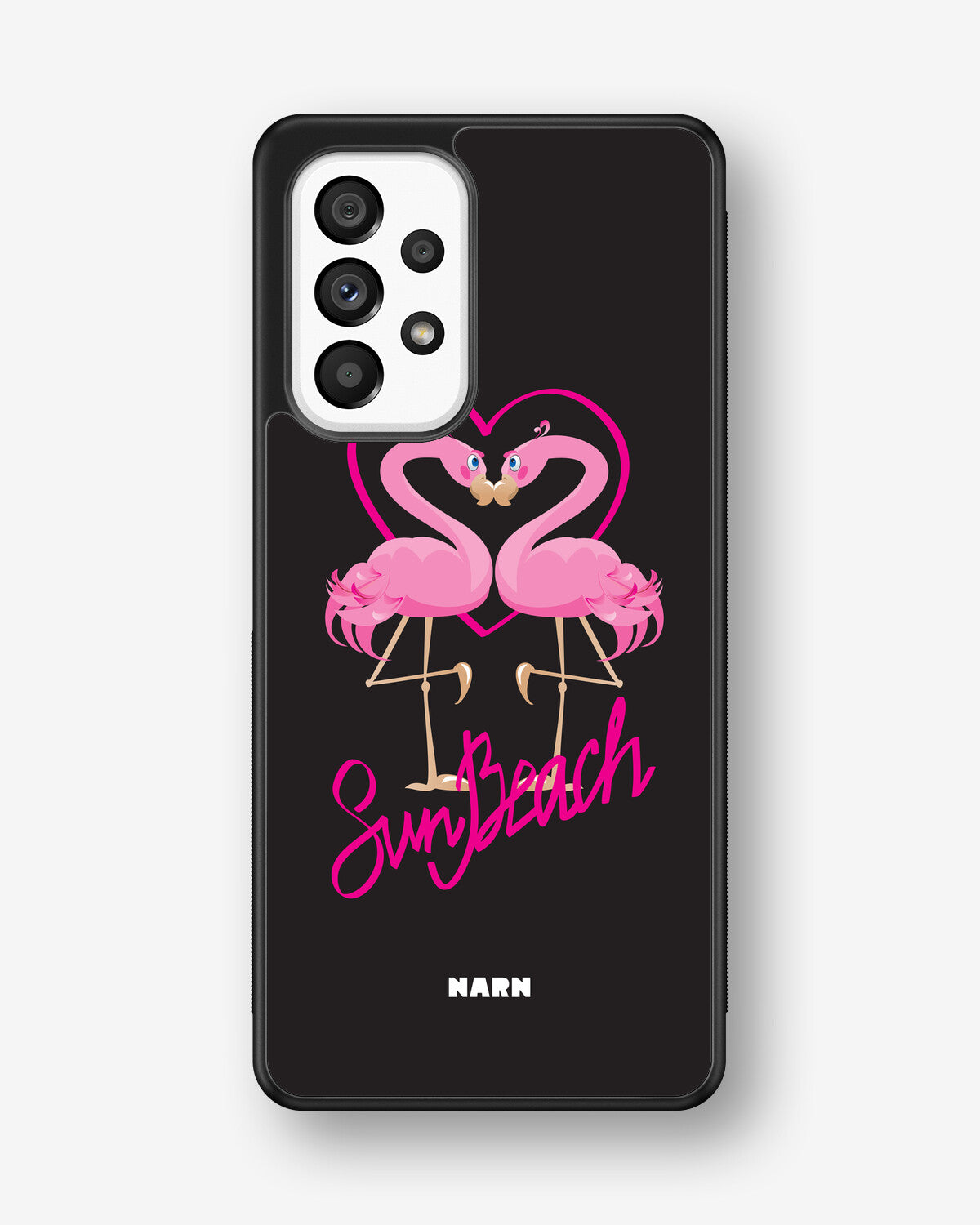 Samsung Galaxy A53 5G Hard Case – Beach Flamingo - View 1