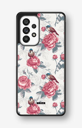 Samsung Galaxy A53 5G Hard Case – Birds Among Roses - View 1