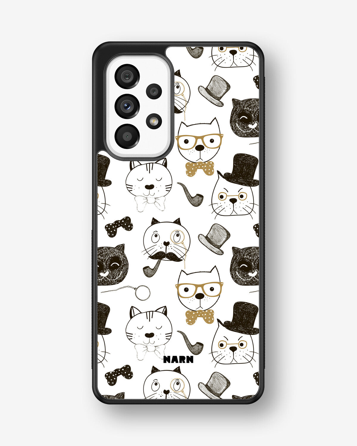 Samsung Galaxy A53 5G Hard Case – Cartoon Cats - View 1