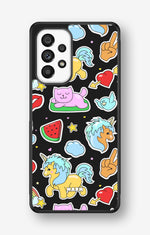 Samsung Galaxy A53 5G Hard Case – Cute Stickers - View 1