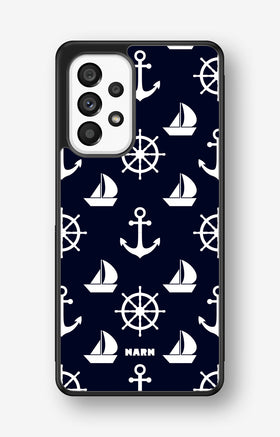 Samsung Galaxy A53 5G Hard Case – Deep Blue Voyage - View 1