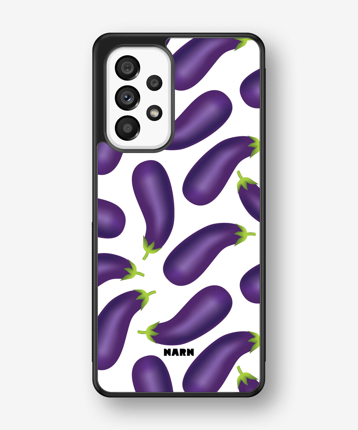 Samsung Galaxy A53 5G Hard Case – Eggplant Pattern - View 1