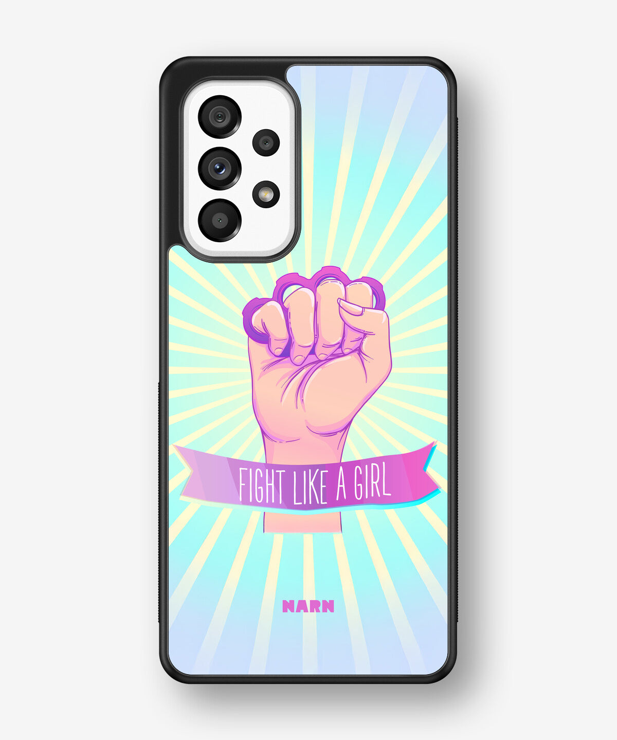 Samsung Galaxy A53 5G Hard Case – Fight Like A Girl - View 1