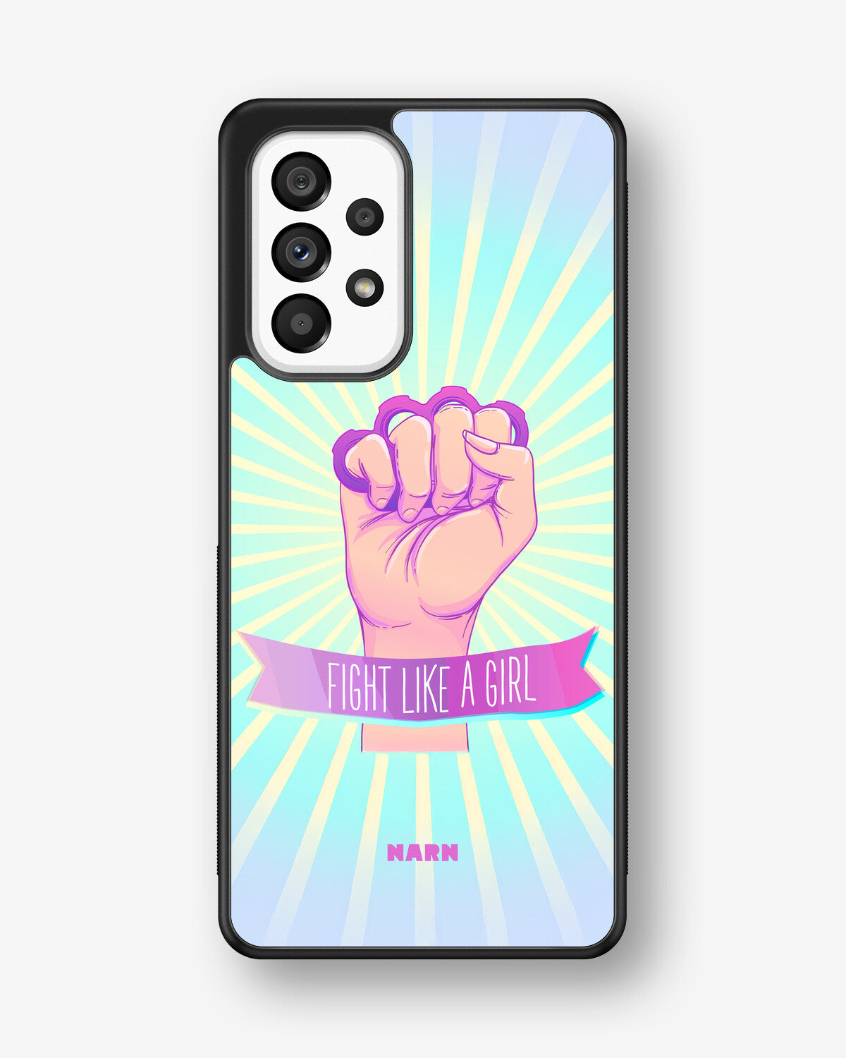 Samsung Galaxy A53 5G Hard Case – Fight Like A Girl - View 1