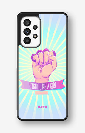 Samsung Galaxy A53 5G Hard Case – Fight Like A Girl - View 1
