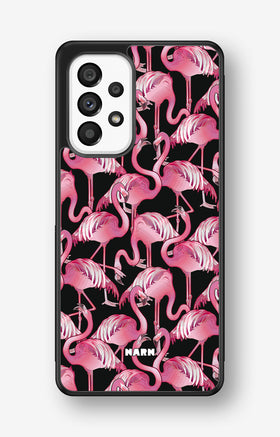 Samsung Galaxy A53 5G Hard Case – Flamingos - View 1