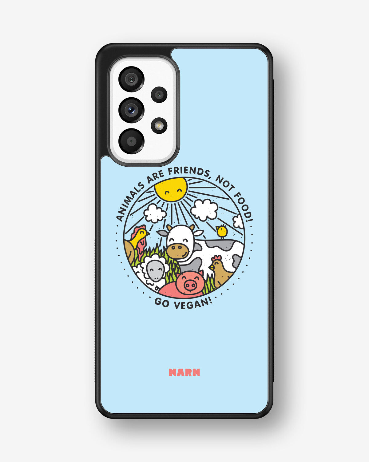 Samsung Galaxy A53 5G Hard Case – Friends, Not Food - View 1