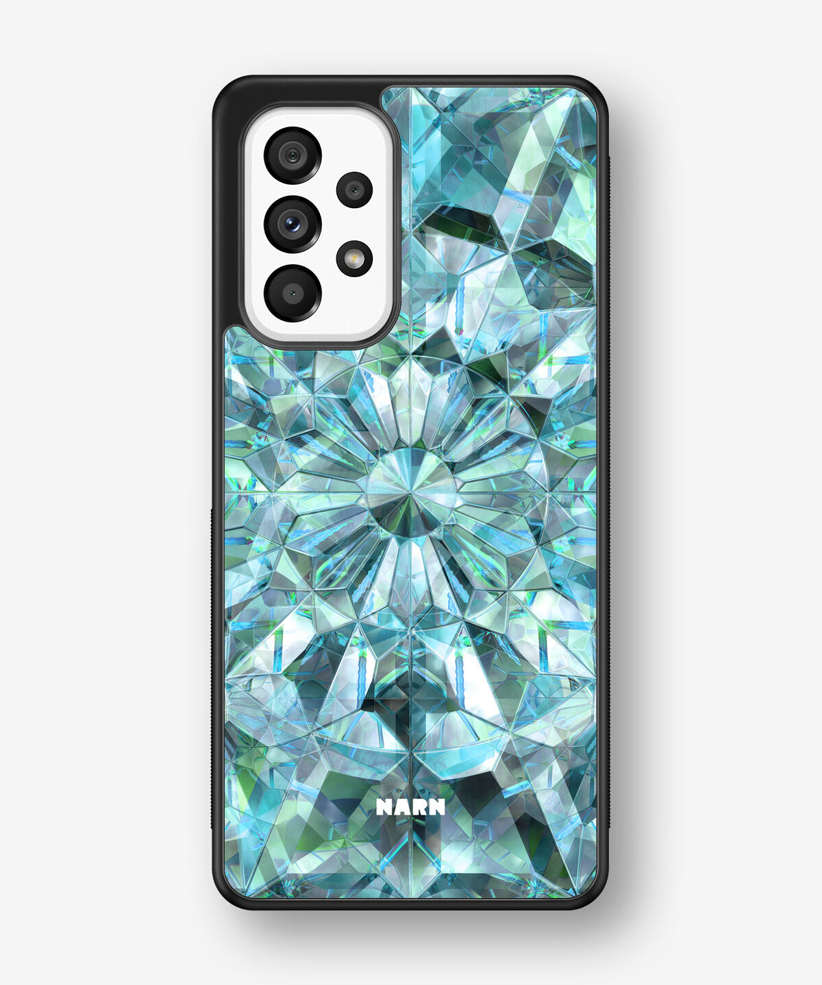 Samsung Galaxy A53 5G Hard Case – Green Crystals - View 1