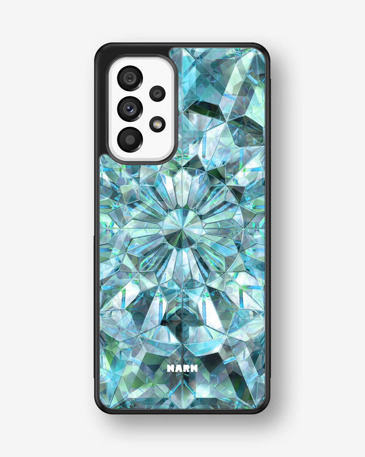 Samsung Galaxy A53 5G Hard Case – Green Crystals - View 1