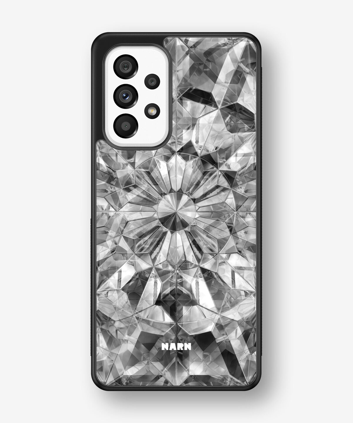 Samsung Galaxy A53 5G Hard Case – Grey Crystals - View 1