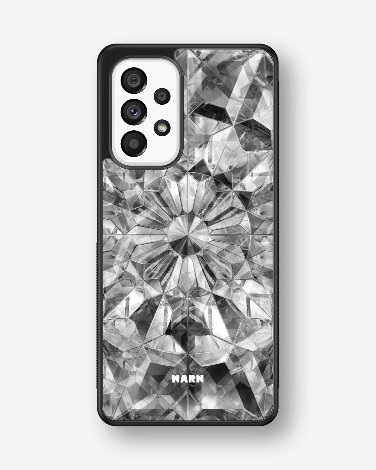 Samsung Galaxy A53 5G Hard Case – Grey Crystals - View 1