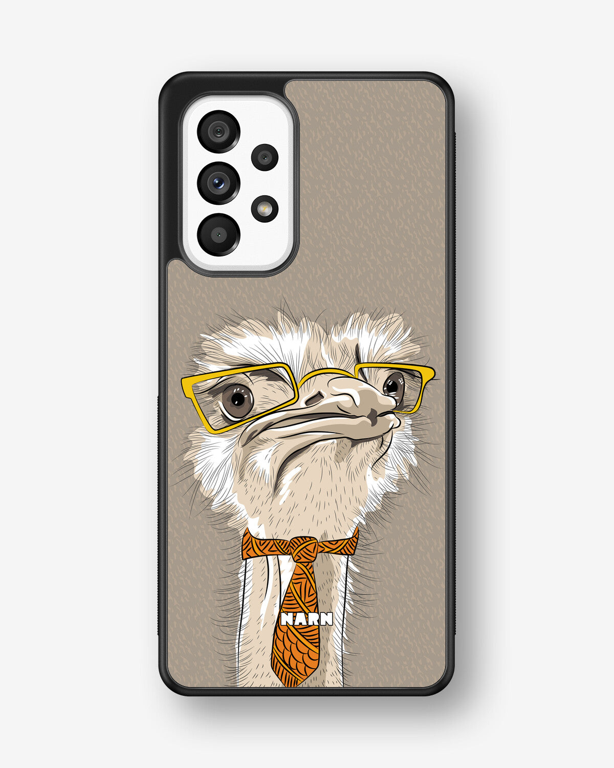 Samsung Galaxy A53 5G Hard Case – Hipster Ostrich - View 1