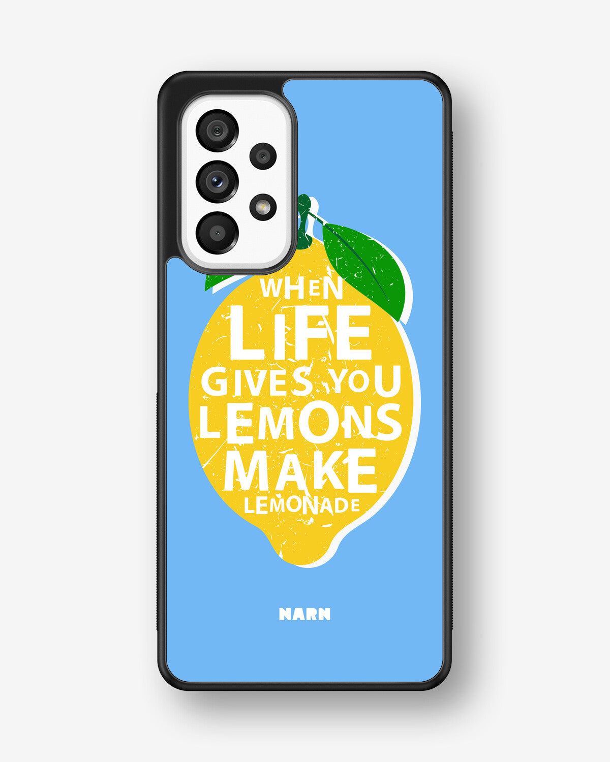 Samsung Galaxy A53 5G Hard Case – Lemon Quote - View 1