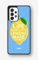 Samsung Galaxy A53 5G Hard Case – Lemon Quote - View 1