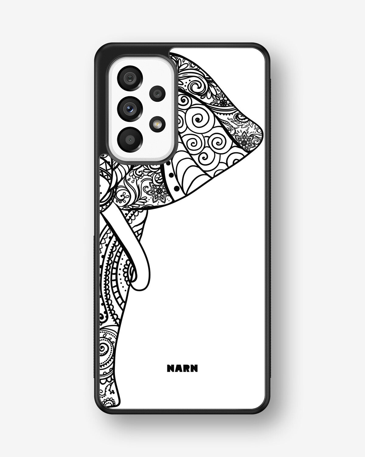 Samsung Galaxy A53 5G Hard Case – Mandala Elephant - View 1