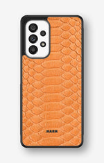 Samsung Galaxy A53 5G Hard Case – Orange Snake - View 1