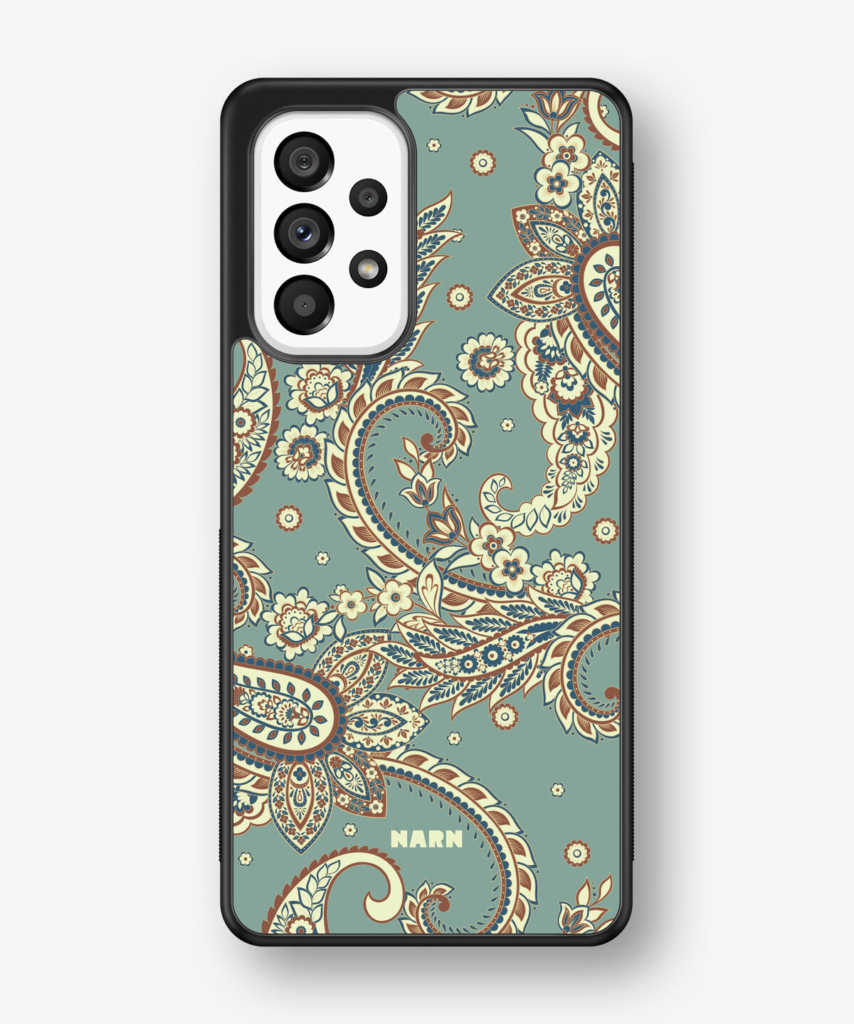 Samsung Galaxy A53 5G Hard Case – Paisley Green - View 1