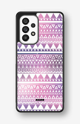 Samsung Galaxy A53 5G Hard Case – Purple Aztec - View 1