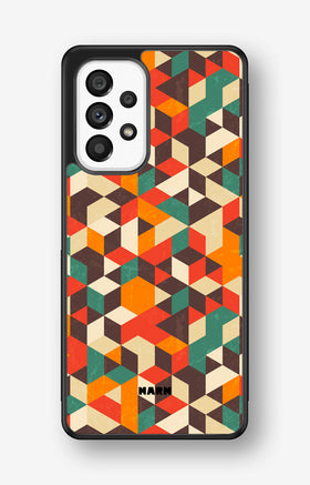 Samsung Galaxy A53 5G Hard Case – Retro Geometric - View 1
