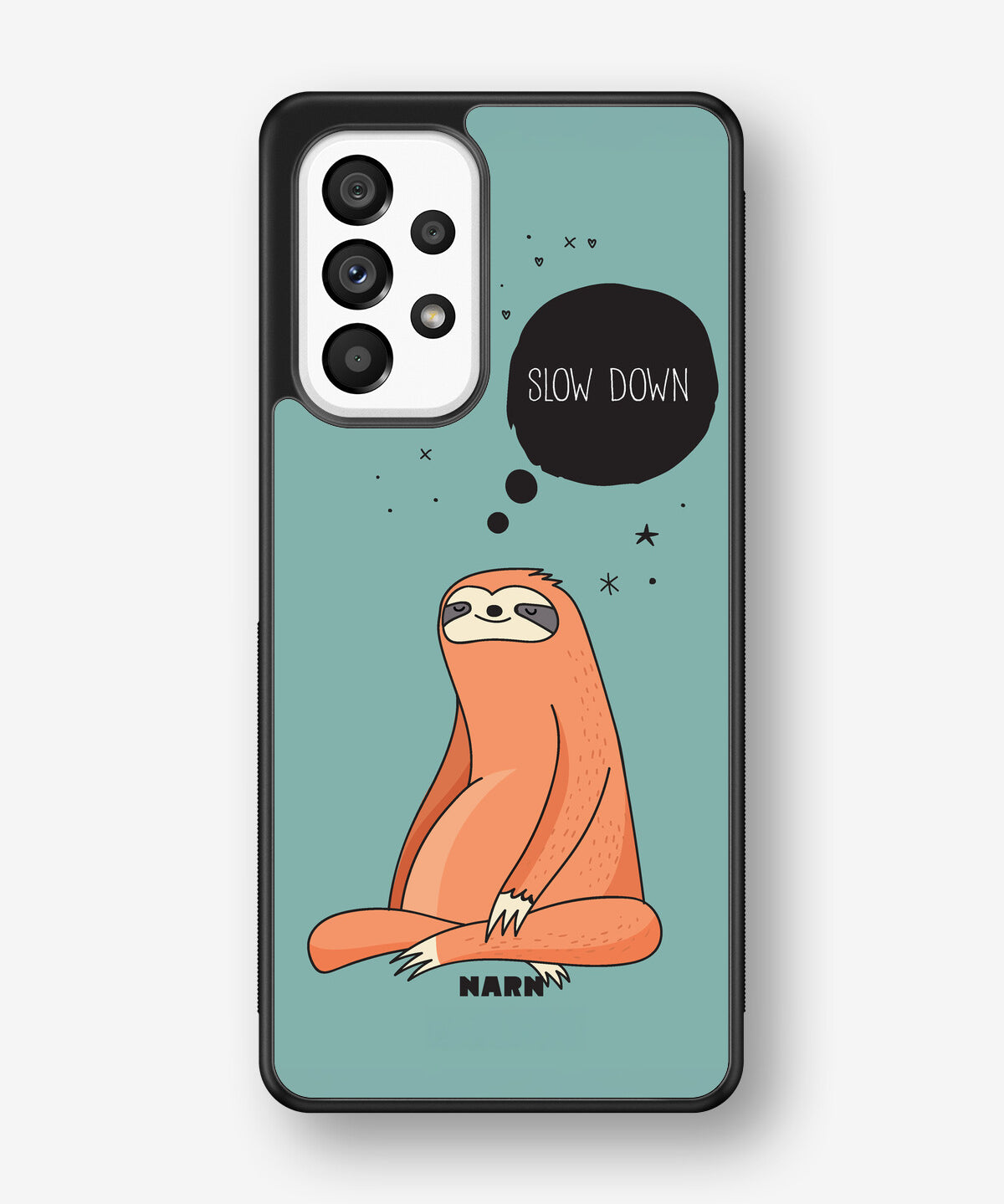 Samsung Galaxy A53 5G Hard Case – Slow Down Sloth - View 1