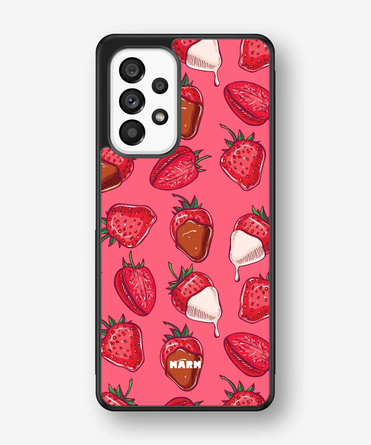 Samsung Galaxy A53 5G Hard Case – Strawberry Chocolate - View 1