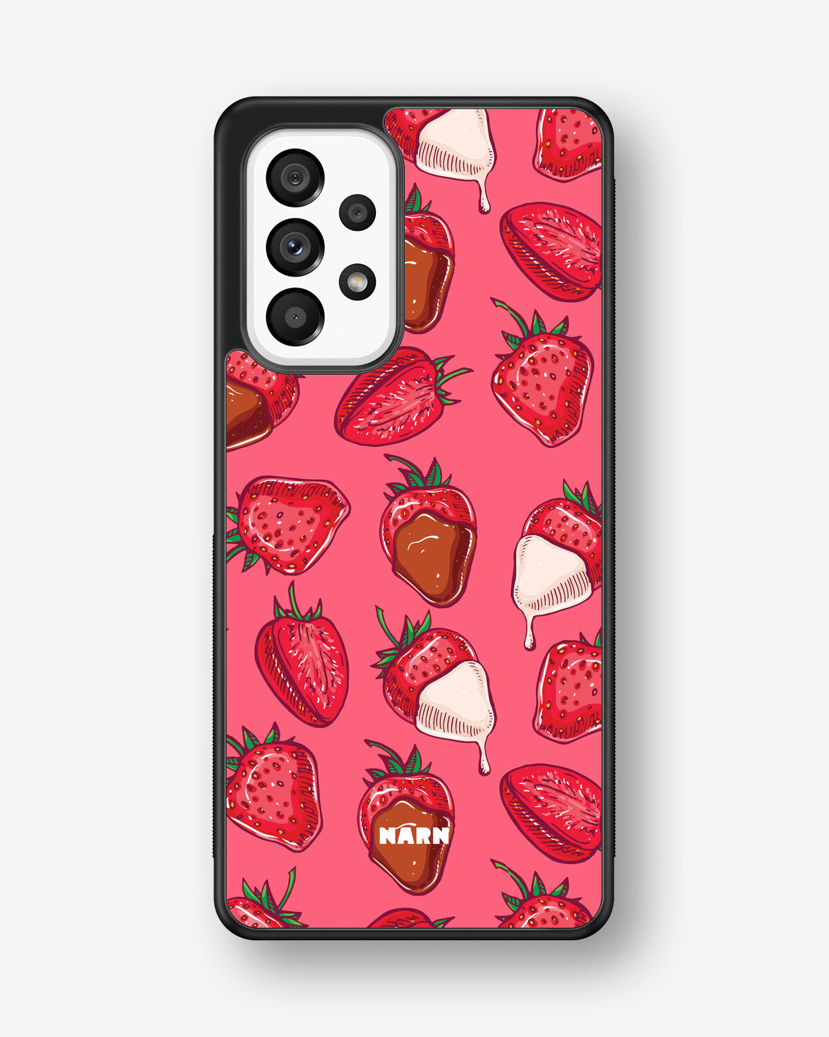 Samsung Galaxy A53 5G Hard Case – Strawberry Chocolate - View 1