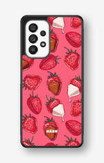 Samsung Galaxy A53 5G Hard Case – Strawberry Chocolate - View 1