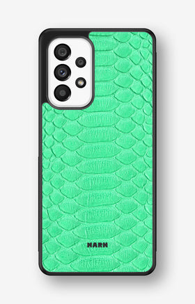 Samsung Galaxy A53 5G Hard Case – Turquoise Snake - View 1