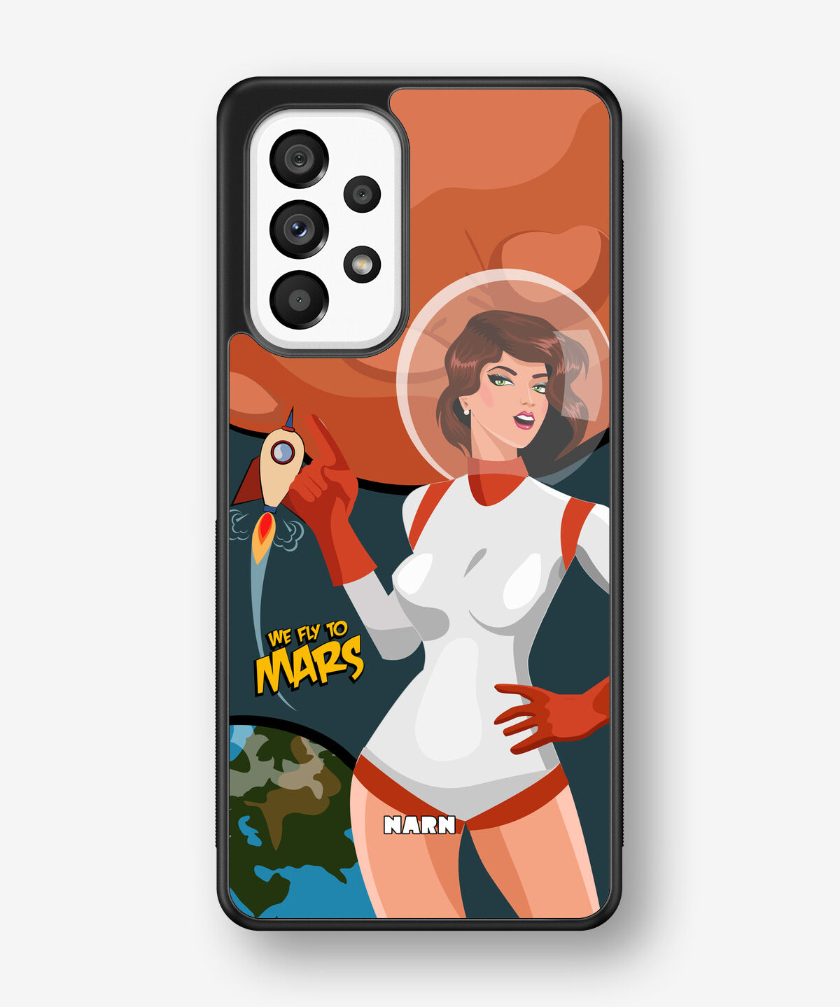Samsung Galaxy A53 5G Hard Case – We Fly To Mars - View 1