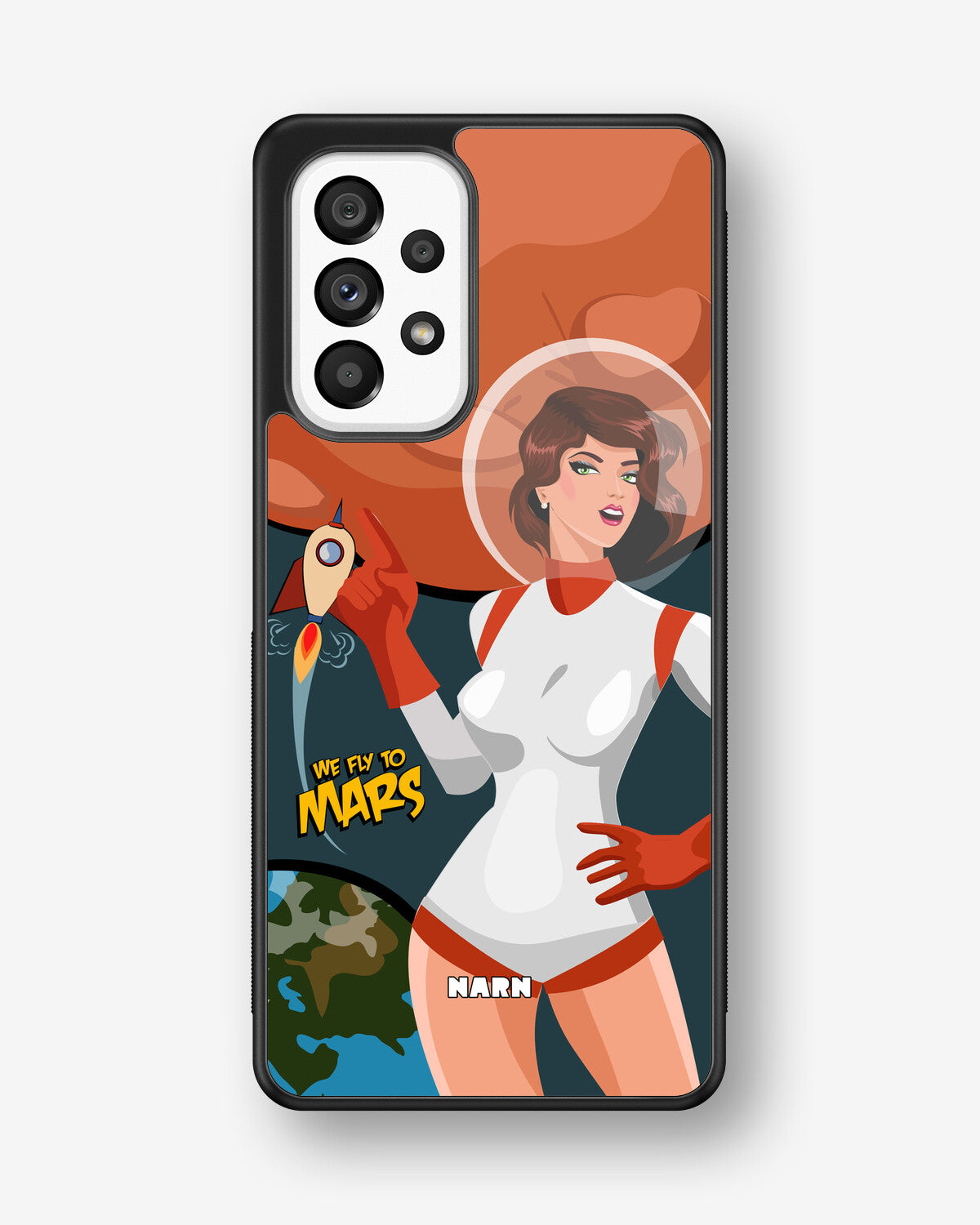 Samsung Galaxy A53 5G Hard Case – We Fly To Mars - View 1