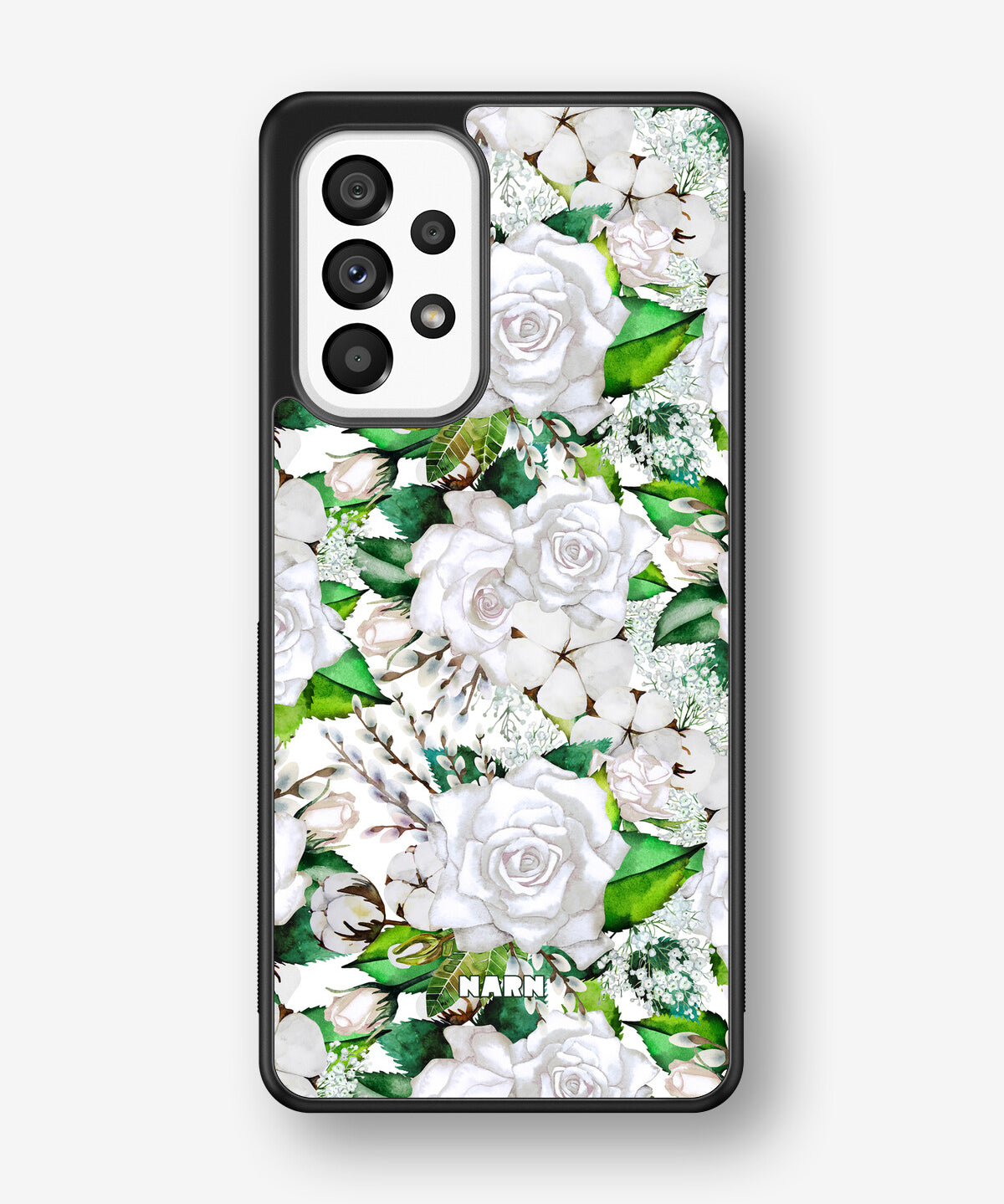 Samsung Galaxy A53 5G Hard Case – White Bloom - View 1
