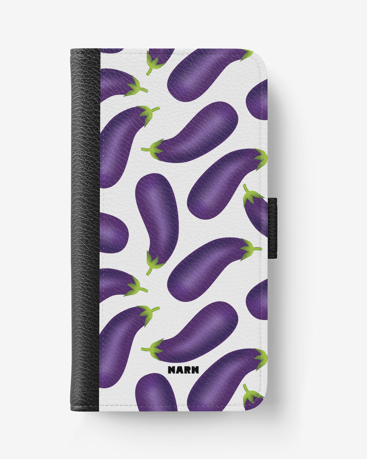 Samsung Galaxy A53 5G Wallet Case - Eggplant Pattern - View 1