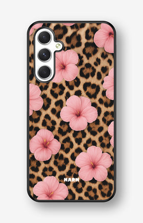 Samsung Galaxy A54 5G Hard Case – Leopard Flower - View 1